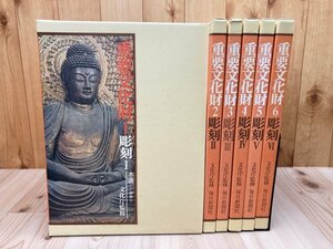 重要文化財 1-6　彫刻 全6冊揃【仏像・狛犬・仮面・五大明王・十二神将像他】　YDE940