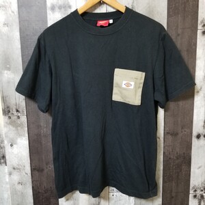 Dickies　ディッキーズ　半袖　ポケット　Tシャツ　Mサイズ　ブラック　メンズ