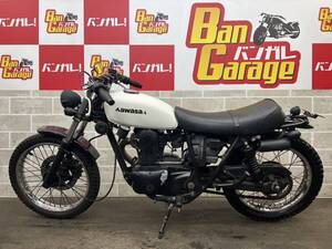 KAWASAKI　カワサキ　250TR　BJ250F　書類有り　場内走行確認済み　エンジン始動動画有り　売り切り　未整備　現状車　バンガレ