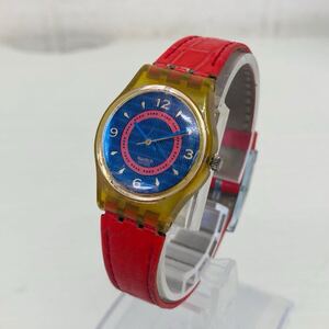 SWATCH スウォッチ レディース腕時計 腕時計 時計 革ベルト クオーツ クォーツ ヴィンテージ スイス製 TA