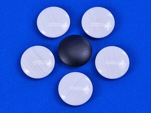 碁石 日向特製蛤碁石 25号 実用 厚み7.0mm【囲碁将棋専門店の将碁屋】