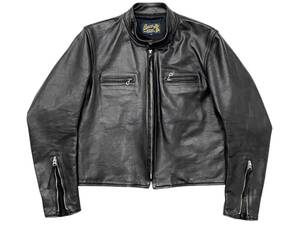 希少 40 AERO LEATHER CLOTHING 製 BUCO THURSTON エアロレザー ブコ シングルライダースジャケット ホースハイド 馬革 J-100 J-57