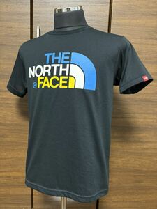 THE NORTH FACE(ザ・ノースフェイス） S/S COLORFUL LOGO TEE（カラフルロゴティー）NT31621 ブラック M 人気モデル！GOLDWIN正規品