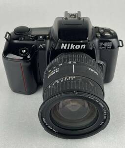 真771【Nikon/ニコン】Nikon F−601 QUARTZ DATE レンズ付き　SIGMA ZOOM 28−105mm 1:2.8−4 DG φ72 カメラ