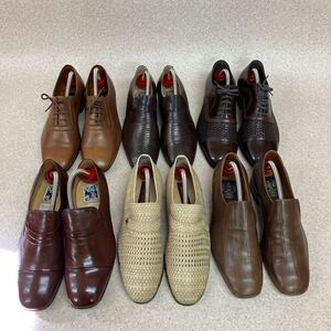 Z2126 革靴 6点 26cm 等 kotobuki EAGLE SHOES 等 当時物 ビジネスシューズ まとめ 中古 現状品