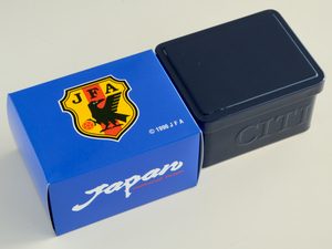 ＊シチズン サッカー日本代表オフィシャルモデルの箱 1996＊JFA＊