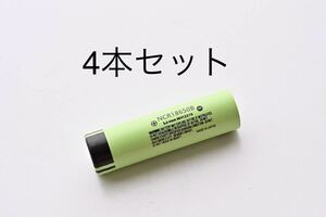 18650 リチウムイオンバッテリー 3400mAh 3.7V 4本 日本製 セル 複数本セットもお安く出品しています 組みバッテリー製作可能