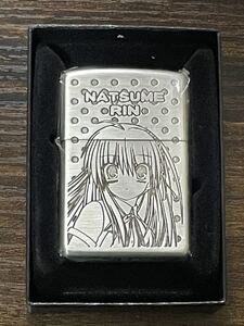 zippo LITTLE BUSTERS NATSUME RIN 猫 棗 鈴 リトルバスターズ 2008年製 限定品 両面デザイン デットストック シリアルナンバー NO.0324