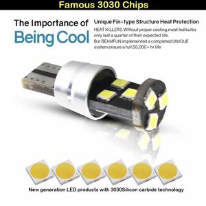 T10 led 192 194 168 COB W5W 3030 9SMD 超高輝度 LEDバルブ 爆光 ウェッジ球 バックランプ