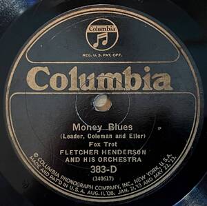 【S】FLETCHER HENDERSON w LOUIS ARMSTRONG Rec. in 25 Money Blues/ I’ll Take Her Back If She Wants To Come Back