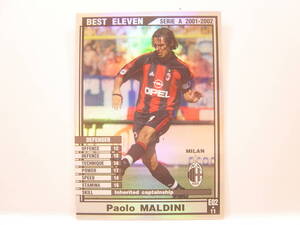 ■ WCCF 2001-2002 BE パオロ・マルディーニ　Paolo Maldini 1968 Italy　AC Milan 01-02 Serie A Best Eleven