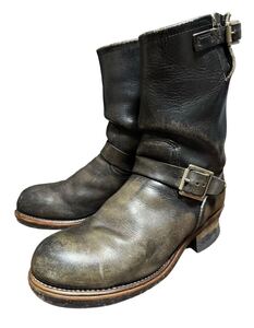 91年 PT83 USA製 RED WING 2268 レッドウイング エンジニアブーツ 茶芯 US7.5D 25.5㎝