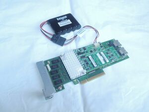 Fujitsu D3116C PCIe 3.0 SAS Raid Controller CacheVault/Capacitor付き 動作画面有