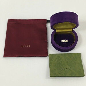 TEI 【中古品】 GUCCI グッチ 527095 J8F76 8521 ジェムストーン アイコン リング 約12.5号 箱付き 袋付き k18 〈182-240515-MK-8-TEI〉