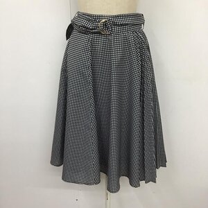 JILLSTUART S ジルスチュアート スカート ひざ丈スカート Skirt Medium Skirt 白 / ホワイト / X 黒 / ブラック / 10110869