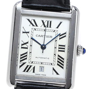 カルティエ CARTIER WSTA0029 タンクソロXL デイト 自動巻き メンズ _837145