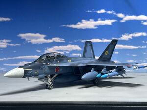 ★1/72 架空　航空自衛隊洋上迷彩機　F/A-18F スーパーホーネット　複座機　プラモデル完成品