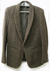 アンダーカバー UNDER COVER ： Harris Tweed ツイード ジャケット （ ハリスツイード ダブルネーム アーカイブ UNDER COVER tweed jacket