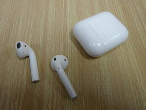 (あ-A-43) Apple AirPods アップル エアーポッズ A1602 A2031 A2032 第2世代 ワイヤレスイヤホン Blueooth 動作確認済み 中古