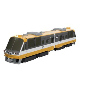 フルカラーのと鉄道NT800形（Zショーティー）　すずめ模型製3Dプリントパーツ　Z-S198