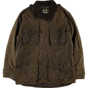 古着 00年代~ バブアー Barbour TROOPER トゥルーパー 3ワラント ワックスコットン オイルドジャケット 英国製 メンズM相当 /eaa496649