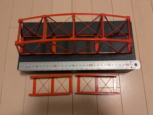 エンドウ製　鉄橋とガーター橋と水平橋脚