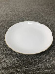 未使用品【大倉陶園】ゴールドライン15cm銘々皿5枚揃　保管品