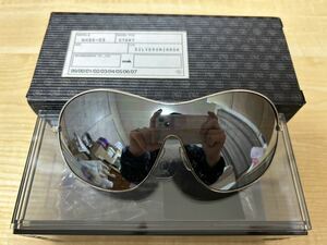 送料無料 NEIGHBORHOOD ネイバーフッド 1999年 サングラス NHSO-03 XTORT SILVERxMIRROR 美品 EYEWORKS