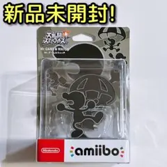 Mr.ゲーム＆ウォッチ 大乱闘スマッシュブラザーズシリーズ amiibo 新品