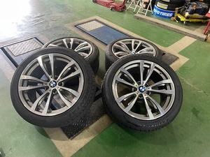 BMW　X5 中古タイヤ純正アルミホイール4本セットF275/40R20　R315/35R20売り切り