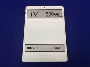 ユ■L4737　maxell　カセットハードディスク　IVDR-S　500GB　アイヴィ　M-VDRS500G.C