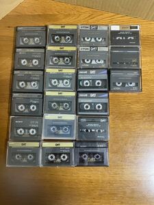 DATテープまとめセット 21本 カセットテープ マクセル Maxell ソニー SONY denon デノン TDK 使用済み