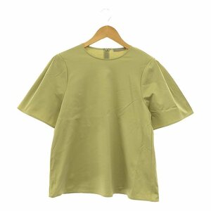 【美品】 theory luxe / セオリーリュクス | Cotton Interlock Tria インバーテッドプリーツ フレアスリーブTシャツ | 38 |