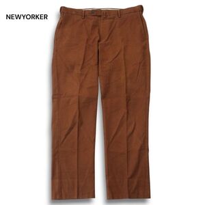 NEWYORKER ニューヨーカー 秋冬 ストレッチ★ コットン スラックス パンツ Sz.88 メンズ　A4B05893_C#Q