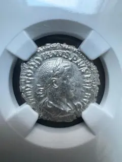 ゴルディアヌス3世【AU NGC】 デナリウス 銀貨　古代ローマ　帝政期