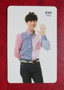 EXO スホ COEX artium トレカ SMTOWN トレーディングカード 即決 Suho EXO-K フォトカード