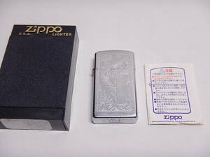 ■ZIPPO ベネチアン 唐草 オイルライター ジッポー ゴールドカラー 喫煙具 煙草 ヴィンテージ 両面彫り 1993年製■