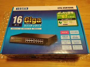 IODATA 1000BASE-T対応 スイッチングハブ 16ポート ETG-ESH16NA