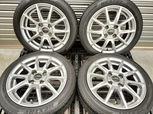 A-TECH SCHNEIDER 14インチ 5.5J 4H/100 +38 BS 155/55R14 ★14×5.5J 4穴 やや引っ張り 軽自動車全般 ツライチ シュナイダー 軽量モデル