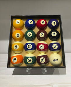 STUSSY BILLIARD BALLS 8 BALL ステューシー ビリヤード