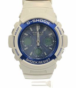 訳あり カシオ 腕時計 G-SHOCK AWG-M100SWB ソーラー ブルー メンズ CASIO [0502]