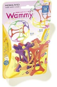 （まとめ買い）コクヨ ワミー Wammy トライアル18(ボール) 6色 計18ピース入り KCT-BC110-1 〔×5〕