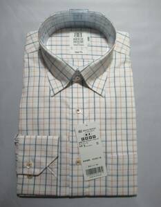 未使用品★BRICK HOUSE/ブリックハウス◇シャツ スナップダウン 形態安定 チェック SLIM FIT スリムフィット Tokyo Shirts