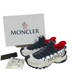 ◆中古品◆MONCLER モンクレール スニーカー TRAILGRIP LITE2 サイズ42 箱付き 布袋付き ネイビー系 E65583NE