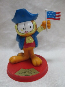 ★Garfield ガーフィールド　フィギュア　PVC　台付き☆ワシントン　Washington/USA キャラクター　アメトイ