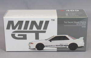即決！ ミニGT 1/64 トップシークレット ニッサン スカイライン GT-R VR32 ホワイト 右ハンドル 新品・未開封品