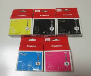 CANON 純正 インクカートリッジ BCI-7e+9　　(　BCI　7eBK　7eM　7eY　7eC　9BK　) 5色セット　　キャノン