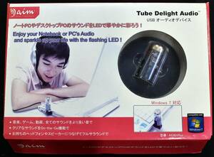 (未使用品) aim Tube Delight Audio USBオーディオデバイス AS301Plus (動作確認済 Win10でも認識しました。)(管:SA10