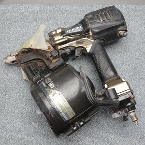 【工具等】HiKOKI（ハイコーキ）　90mm 高圧ロール釘打機 NV90HR2　中古品