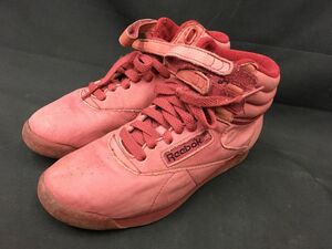 0505-209MK④23576 靴　Reebok　リーボック　ピンクカラー？　UK4＝23‐23.5㎝　レディース？　メンズ？　